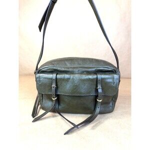 Banana Republic Vintage Camera Crossbody Bag in Dark Olive Green #404499